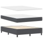 Cama con Base con Colchón Gris Oscuro 140x200 cm Tela de Pana de , Camas y somieres - Ref: Foro24-3337516, Precio: 441,29 €, ...