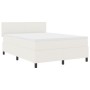 Cama con Box Spring y Colchón Crema 140x200 cm Tela de Corduroy de , Camas y somieres - Ref: Foro24-3337517, Precio: 472,23 €...
