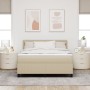 Cama con Somier con Colchón Verde Claro Gris 140x200 cm Tela de Terciopelo de , Camas y somieres - Ref: Foro24-3337518, Preci...