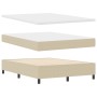 Cama con Somier con Colchón Verde Claro Gris 140x200 cm Tela de Terciopelo de , Camas y somieres - Ref: Foro24-3337518, Preci...