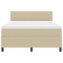 Cama con Somier con Colchón Verde Claro Gris 140x200 cm Tela de Terciopelo de , Camas y somieres - Ref: Foro24-3337518, Preci...
