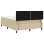 Cama con Somier con Colchón Verde Claro Gris 140x200 cm Tela de Terciopelo de , Camas y somieres - Ref: Foro24-3337518, Preci...