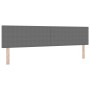 Cama Box Spring con Colchón Gris 200x200 cm Tela de Pana de , Camas y somieres - Ref: Foro24-3337527, Precio: 596,34 €, Descu...