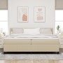 Cama con Base con Colchón Verde Claro Gris 200x200 cm Tela de Terciopelo de , Camas y somieres - Ref: Foro24-3337530, Precio:...