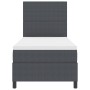 Cama con Base Tapizada con Colchón Gris Oscuro 90x200 cm Tela de Corduroy de , Camas y somieres - Ref: Foro24-3337540, Precio...