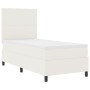 Cama con Base de Resortes y Colchón Color Crema 90x200 cm Tela de Corduroy de , Camas y somieres - Ref: Foro24-3337541, Preci...