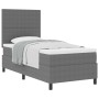 Cama con somier con colchón gris claro 100x200 cm tela de terciopelo de , Camas y somieres - Ref: Foro24-3337543, Precio: 359...