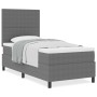Cama con somier con colchón gris claro 100x200 cm tela de terciopelo de , Camas y somieres - Ref: Foro24-3337543, Precio: 359...