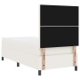 Cama Box Spring con Colchón Crema 100x200 cm Tela de Pana de , Camas y somieres - Ref: Foro24-3337545, Precio: 346,33 €, Desc...