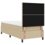 Cama con Box Spring con Colchón Verde Claro Gris 100x200 cm Tela de Pana de , Camas y somieres - Ref: Foro24-3337546, Precio:...
