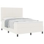 Cama con Base Tapizada con Colchón Crema 140x200 cm Tela de Corduroy de , Camas y somieres - Ref: Foro24-3337561, Precio: 490...