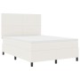 Cama con Base Tapizada con Colchón Crema 140x200 cm Tela de Corduroy de , Camas y somieres - Ref: Foro24-3337561, Precio: 490...