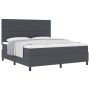Cama con Box Spring con Colchón Gris Oscuro Super King Tela de Pana de , Camas y somieres - Ref: Foro24-3337568, Precio: 601,...