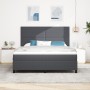 Cama con Box Spring con Colchón Gris Oscuro Super King Tela de Pana de , Camas y somieres - Ref: Foro24-3337568, Precio: 601,...