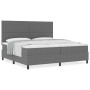 Cama con Somier con Colchón Gris Claro 200x200 cm Tela de Pana de , Camas y somieres - Ref: Foro24-3337571, Precio: 662,00 €,...