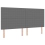 Cama con Somier con Colchón Gris Claro 200x200 cm Tela de Pana de , Camas y somieres - Ref: Foro24-3337571, Precio: 662,00 €,...
