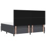 Cama con Base con Colchón Gris Oscuro 200x200 cm Tela de Corduroy de , Camas y somieres - Ref: Foro24-3337572, Precio: 664,93...