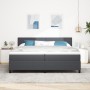 Cama con Box Spring con Colchón Gris Oscuro Tejido de corduroy de , Camas y somieres - Ref: Foro24-3337616, Precio: 578,99 €,...