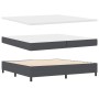 Cama con Box Spring con Colchón Gris Oscuro Tejido de corduroy de , Camas y somieres - Ref: Foro24-3337616, Precio: 578,99 €,...