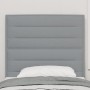 Cabecero Diseño de Líneas Gris Claro 100 cm Tela de , Cabeceros y pies de cama - Ref: Foro24-3337677, Precio: 84,74 €, Descue...