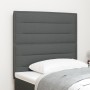Cabecero Diseño Lineal Gris Oscuro 100 cm Tela de , Cabeceros y pies de cama - Ref: Foro24-3337678, Precio: 84,74 €, Descuent...