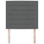 Cabecero Diseño Lineal Gris Oscuro 100 cm Tela de , Cabeceros y pies de cama - Ref: Foro24-3337678, Precio: 84,74 €, Descuent...