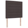 Cabecero Diseño Líneas Marrón Oscuro 100 cm Tela de , Cabeceros y pies de cama - Ref: Foro24-3337680, Precio: 70,23 €, Descue...