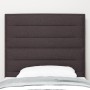 Cabecero Diseño Líneas Marrón Oscuro 100 cm Tela de , Cabeceros y pies de cama - Ref: Foro24-3337680, Precio: 70,23 €, Descue...