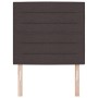 Cabecero Diseño Líneas Marrón Oscuro 100 cm Tela de , Cabeceros y pies de cama - Ref: Foro24-3337680, Precio: 70,23 €, Descue...