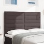 cabecero Diseño de Líneas Marrón Oscuro 140 cm Tela de , Cabeceros y pies de cama - Ref: Foro24-3337687, Precio: 130,44 €, De...