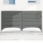 Cabecero Diseño Línea Gris Oscuro 160 cm Tela de , Cabeceros y pies de cama - Ref: Foro24-3337692, Precio: 111,14 €, Descuent...