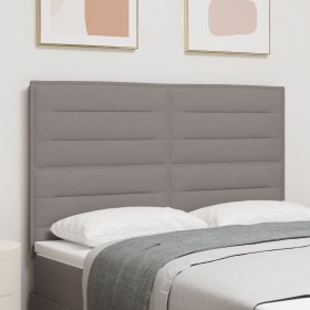 Cabecero Diseño Lineas Taupe 160 cm Tela de , Cabeceros y pies de cama - Ref: Foro24-3337695, Precio: 134,06 €, Descuento: %
