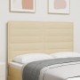 Cabecero Diseño Líneas Crema 160 cm Tela de , Cabeceros y pies de cama - Ref: Foro24-3337696, Precio: 111,14 €, Descuento: %