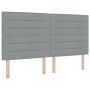 Cabecero Lines Design Gris Claro 180 cm Tela de , Cabeceros y pies de cama - Ref: Foro24-3337698, Precio: 148,70 €, Descuento: %