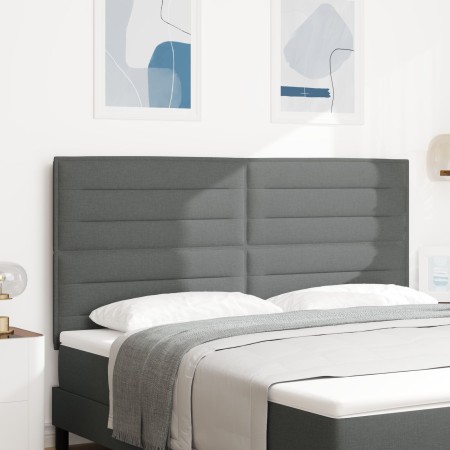 Cabecero Diseño Lines Gris Oscuro 180 cm Tela de , Cabeceros y pies de cama - Ref: Foro24-3337699, Precio: 148,94 €, Descuent...