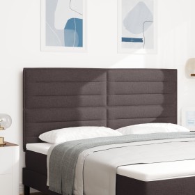 Cabecero Diseño Líneas Marrón Oscuro 180 cm Tela de , Cabeceros y pies de cama - Ref: Foro24-3337701, Precio: 148,94 €, Descu...
