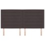 Cabecero Diseño Líneas Marrón Oscuro 180 cm Tela de , Cabeceros y pies de cama - Ref: Foro24-3337701, Precio: 148,94 €, Descu...