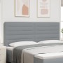 Cabecero Diseño de Líneas Gris Claro 200 cm Tela de , Cabeceros y pies de cama - Ref: Foro24-3337705, Precio: 158,51 €, Descu...