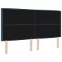 Cabecero Diseño Lines Azul 180 cm Tela de , Cabeceros y pies de cama - Ref: Foro24-3337704, Precio: 150,19 €, Descuento: %