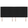 cabecero Diseño de Líneas Negro 200 cm Tela de , Cabeceros y pies de cama - Ref: Foro24-3337707, Precio: 158,51 €, Descuento: %