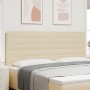 cabecero Diseño Lineas Crema 200 cm Tela de , Cabeceros y pies de cama - Ref: Foro24-3337710, Precio: 158,51 €, Descuento: %