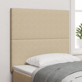 Cabecero Diseño Sencillo Verde Claro Gris 80 cm Tejido de Pana de , Cabeceros y pies de cama - Ref: Foro24-3337715, Precio: 5...