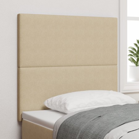 Cabecero Diseño Sencillo Verde Claro Gris 80 cm Tejido de Pana de , Cabeceros y pies de cama - Ref: Foro24-3337715, Precio: 5...