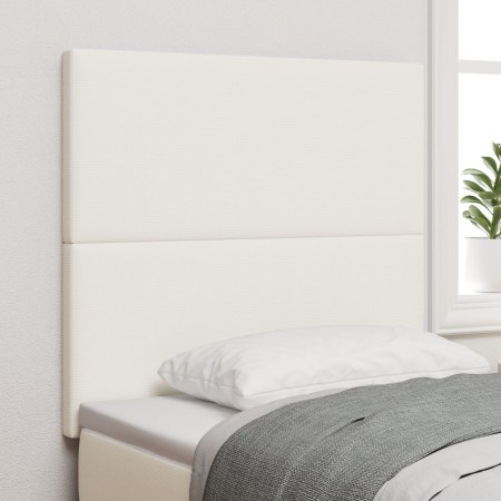 Cabecero Diseño Simple Crema 90 cm Tela de Pana de , Cabeceros y pies de cama - Ref: Foro24-3337718, Precio: 62,38 €, Descuen...
