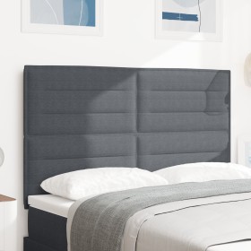 Cabecero Diseño Sencillo Gris Oscuro 140 cm Tela de Pana de , Cabeceros y pies de cama - Ref: Foro24-3337725, Precio: 103,61 ...