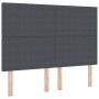 Cabecero Diseño Sencillo Gris Oscuro 140 cm Tela de Pana de , Cabeceros y pies de cama - Ref: Foro24-3337725, Precio: 103,61 ...