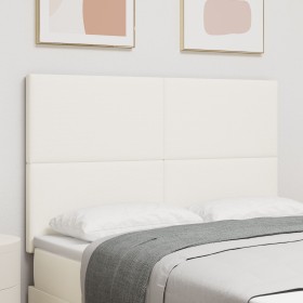 Cabecero Simple Crema 140cm de Tela de Pana de , Cabeceros y pies de cama - Ref: Foro24-3337726, Precio: 124,93 €, Descuento: %