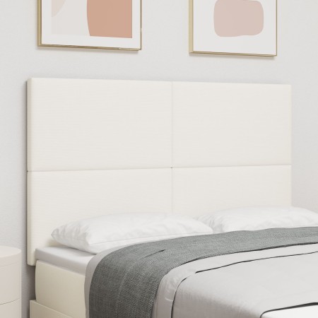 Cabecero Simple Crema 140cm de Tela de Pana de , Cabeceros y pies de cama - Ref: Foro24-3337726, Precio: 124,93 €, Descuento: %