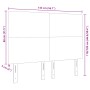 Cabecero Simple Crema 140cm de Tela de Pana de , Cabeceros y pies de cama - Ref: Foro24-3337726, Precio: 124,93 €, Descuento: %