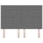 Cabecero Diseño Sencillo Gris Claro 160 cm Tela de Pana de , Cabeceros y pies de cama - Ref: Foro24-3337728, Precio: 108,75 €...